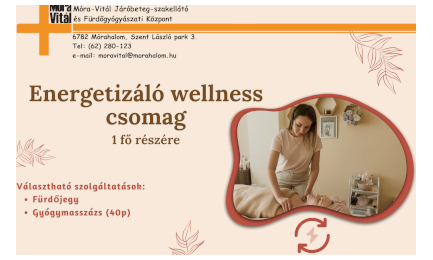 Energizing wellness package - for 1 person