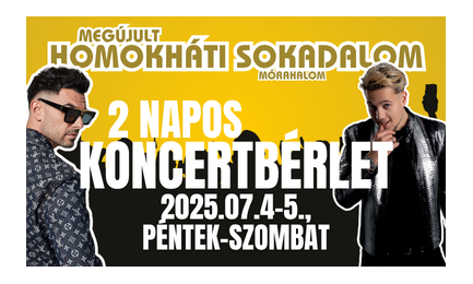 Homokháti Sokadalom ulaznice za 3 dana