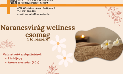 Narancsvirág wellness csomag - 1 főre