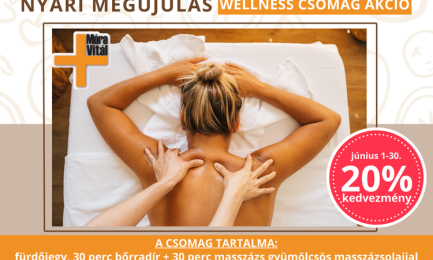 Nyári megújulás wellness csomag - 1 fő részére