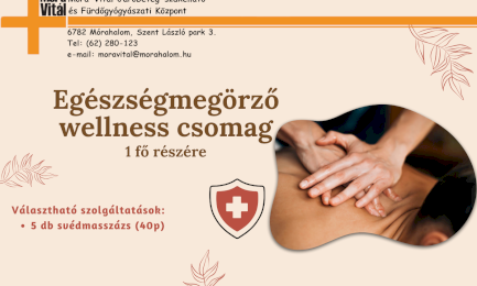 Pachet de sănătate și wellness - pentru 1 persoană