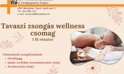 Tavaszi zsongás wellness csomag - 1 fő részére