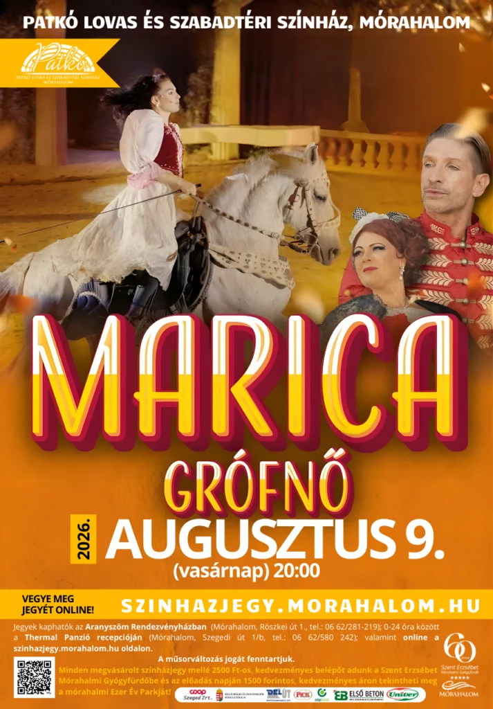 Marica grófnő előadás plakát